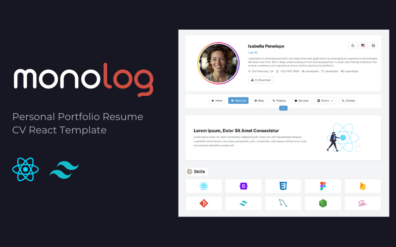 Monolog Cv Theme